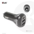 Club 3D Autós Töltő - CAC-1921 (36W, 2x USB-A, 1x USB-C, 12-24V, QC3.0)