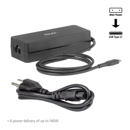 Club 3D Notebook Töltő - CAC-1932 (140W GaN, PD3.1, USB-C)