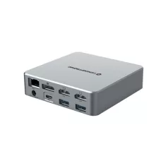   Conceptronic Notebook Dokkoló - DONN25G (USB-C to HDMI/DP/USB-C PD/USB-A/SD/TF/RJ45/Audio)
