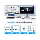 Conceptronic Notebook Dokkoló - DONN25G (USB-C to HDMI/DP/USB-C PD/USB-A/SD/TF/RJ45/Audio)
