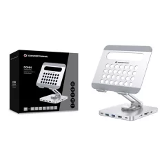   Conceptronic Tablet Dokkoló/tartó - DONN26G (USB-C to HDMI/USB-C PD/USB 3.0/SD/TF)