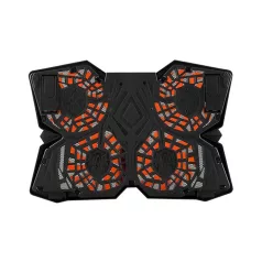   Rampage Notebook Hűtőpad 17"-ig - AD-RC3 (4x14cm venti, fém+műanyag váz; USB port)