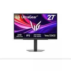   LG Monitor 27" Gamer - 27G810A-B (IPS; 16:9; 3840x2160; 180Hz; 1ms; 400cd; HDMIx2; DP; FreeSync; HDR10; Gsync; Pivot)