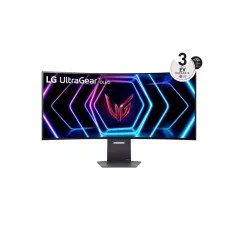   LG Monitor 39" - 39GS95QE-B (OLED; Ívelt, 21:9; 3440x1440; 0.03ms; 250cd; 240Hz, HDMIx2, DP; USB; HDR40; FreeSync)