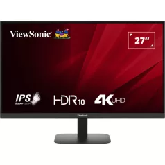   ViewSonic Monitor 27" - VA2708-4K-HD (IPS, UHD, 4ms, 250cd/m2, HDMI, DP, VESA)