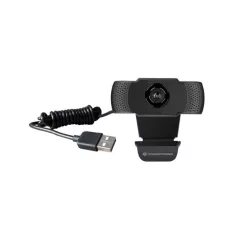   Conceptronic Webkamera - AMDIS01B (1920x1080 képpont, 2 Megapixel, 30 FPS, USB 2.0, univerzális csipesz, mikrofon)
