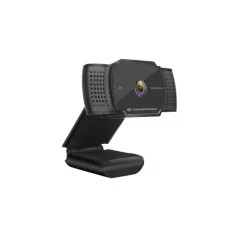   Conceptronic Webkamera - AMDIS02B (2592x1944 képpont, Auto-fókusz, 30 FPS, USB 2.0, univerzális csipesz, mikrofon)