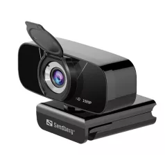   Sandberg Webkamera - USB Chat Webcam 1080P HD (1920x1080, 30 FPS, USB 2.0, univerzális csipesz, mikrofon, 1,5m kábel)