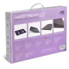Advance Notebook Hűtőpad 19"-ig - AIRSTREAM 19 (Max.: 19", 2x150mm, 1000rpm, 1xUSB2.0, fekete)