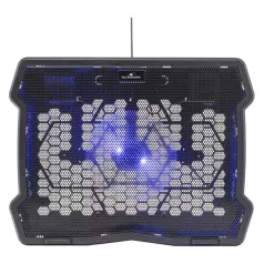   Bluestork Notebook Hűtőpad 15,6"-ig - NB-COOLER-FIRST (LED, USB-A)