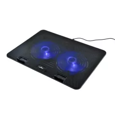   Bluestork Notebook Hűtőpad 17"-ig - NB-COOLER-ONE (LED, 2xUSB-A)