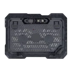   Conceptronic Notebook Hűtőpad 15,6"-ig - THANA01B (USB, 2x12,5cm, állítható magasság, csúszásmentes, fekete)