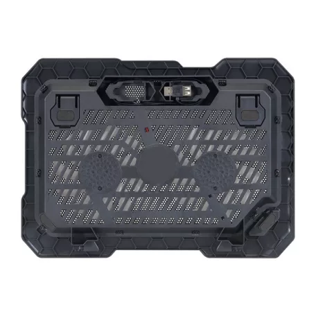 Conceptronic Notebook Hűtőpad 15,6"-ig - THANA01B (USB, 2x12,5cm, állítható magasság, csúszásmentes, fekete)