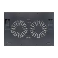   Conceptronic Notebook Hűtőpad 17"-ig - THANA02B (USB, 2x12,5cm, állítható magasság, csúszásmentes, fekete)