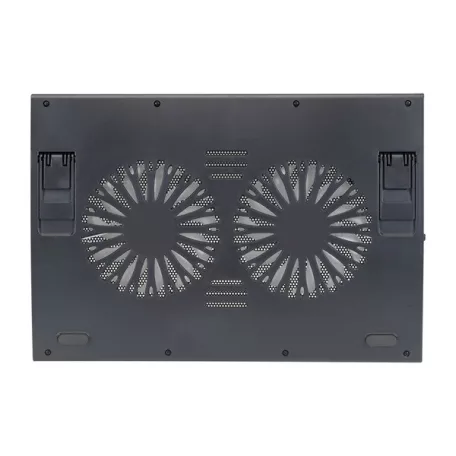 Conceptronic Notebook Hűtőpad 17"-ig - THANA02B (USB, 2x12,5cm, állítható magasság, csúszásmentes, fekete)