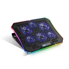   Spirit of Gamer Notebook Hűtőpad 17"-ig - AIRBLADE 1200 RGB (18dB; max. 79 m3/h; 3x11cm+3x70cm, RGB LED, 2xUSB2.0)