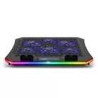 Spirit of Gamer Notebook Hűtőpad 17"-ig - AIRBLADE 1200 RGB (18dB; max. 79 m3/h; 3x11cm+3x70cm, RGB LED, 2xUSB2.0)