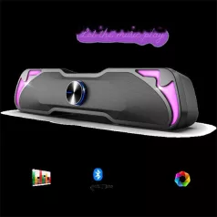   Advance Hangszóró - SOUNDPHONIC RGB 6W RMS BLUETOOTH (2.0, Bluetooth/3,5mm Jack, RGB, fekete)