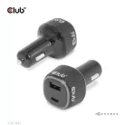 Club 3D Autós Töltő - CAC-1922 (63W, USB-A, USB-C, 12-24V, QC3.0)