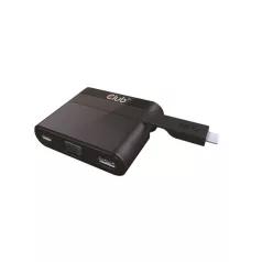   Club 3D Notebook Dokkoló - CSV-1532 (60W, 3.0 USB-C to D-Sub, VGA, 3.0 USB-A, (for Data) 3.0 USB-C)