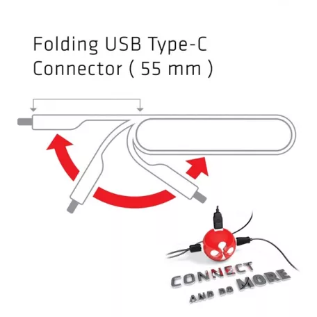 Club 3D Notebook Dokkoló - CSV-1532 (60W, 3.0 USB-C to D-Sub, VGA, 3.0 USB-A, (for Data) 3.0 USB-C)