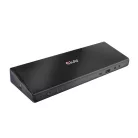 Club 3D Notebook Dokkoló - CSV-1562 (60W Triple Dock, 3.2 USB-C to 3xHDMI, 2x DP, 6x 3.2 USB-A, RJ45. 3,5 Jack)