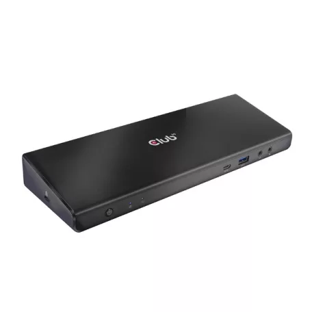 Club 3D Notebook Dokkoló - CSV-1562 (60W Triple Dock, 3.2 USB-C to 3xHDMI, 2x DP, 6x 3.2 USB-A, RJ45. 3,5 Jack)