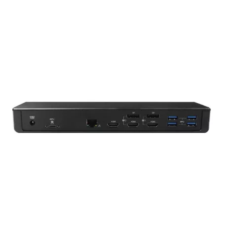 Club 3D Notebook Dokkoló - CSV-1562 (60W Triple Dock, 3.2 USB-C to 3xHDMI, 2x DP, 6x 3.2 USB-A, RJ45. 3,5 Jack)