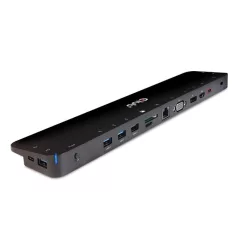   Club 3D Notebook Dokkoló - CSV-1564W65 (65W, 3.2 USB-C to 2xUSB-C, 5x USB-A,HDMI, PD, VGA, RJ45, SD, Micro SD, 3,5 Jack)