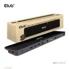 Club 3D Notebook Dokkoló - CSV-1565 (100W, USB-C to 5xUSB-A Gen 1, 2x USB-A 2.0, HDMI, DP,VGA, RJ45, Micro SD, 3,5 Jack)