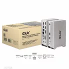 Club 3D Notebook Dokkoló - CSV-1568 (120W, Gen 2 USB-C to 4x USB-A, USB-C Gen 2, 2xHDMI, DP, VGA, RJ45, DC)