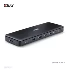 Club 3D Notebook Dokkoló - CSV-1582 (140W, Thunderbolt 4, DP, 2xHDMI, USB-C, 4xUSB-A, SD, TF, RJ45, 3,5 Jack, DC)