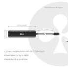 Club 3D Notebook Dokkoló - CSV-2555 (140W, USB-C to 4K60Hz HDMI, USB-C, RJ-45, 2x USB-A, MicroSD, SD)