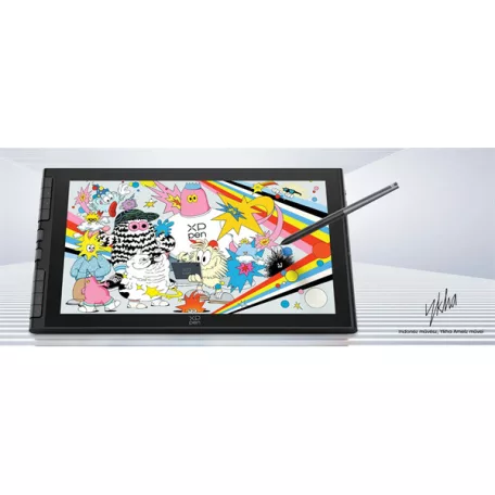XP-PEN Grafikus kijelző - Artist 16 3nd gen. (15,4", IPS, 16:9, 1920x1080, 5080 LPI, PS 16K, 200 RPS, 8 gomb) fekete