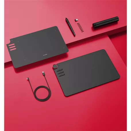 XP-PEN Grafikus tábla - DECO 03 Wireless (10"x5,62", 5080 LPI, PS 8192, 266 RPS, 6 gomb, USB)