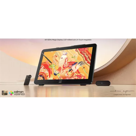 XP-PEN Grafikus kijelző - Artist 27 Pro (Gen 2) 4K (23,8", IPS, 16:9, 4K, 120Hz, 5080 LPI, PS 16k, 220 RPS, ACK05)