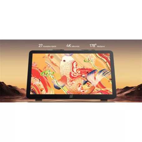 XP-PEN Grafikus kijelző - Artist 27 Pro (Gen 2) 4K (23,8", IPS, 16:9, 4K, 120Hz, 5080 LPI, PS 16k, 220 RPS, ACK05)