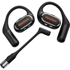   ONEODIO Sport Fejhallgató - OpenRock LINK 20 Black (premium, légvezetés, BT 6.0, fekete)
