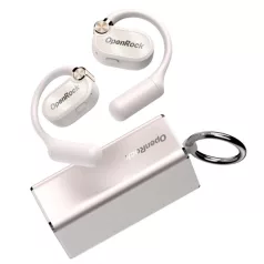   ONEODIO Sport Fejhallgató - OpenRock X White (premium, légvezetés, BT 5.3, fehér)