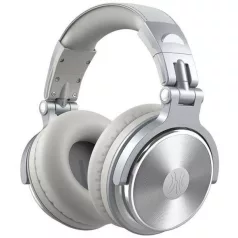   ONEODIO DJ Fejhallgató - Pro 10 Silver (Vezetékes, 3,5mm, 6,35mm jack, Hi-Res Audio)