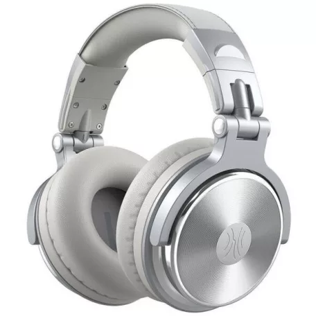 ONEODIO DJ Fejhallgató - Pro 10 Silver (Vezetékes, 3,5mm, 6,35mm jack, Hi-Res Audio)