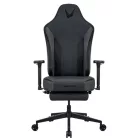 Formula Gamer szék - Ryvo Plus Pawtex Black (fekete; állítható magasság; áll. 3D kartámasz, Max.: 125kg , Pawtex szövet)