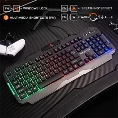   The G-Lab Gaming kit - 4 in 1 COMBO HELIUM HU (KEYZ 120 billentyűzet, KULT HELIUM egér+pad, INT 100 fülhallgató, magyar)