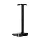 The G-Lab Fejhallgató állvány - K STAND NEON RGB H (fekete, USB-C, USB-A, univerzális, csúszásgátló, RGB)