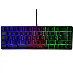   The G-Lab Gamer Billentyűzet - KEYZ HYDROGEN HU (RGB LED, TKL, USB, fekete, magyar)