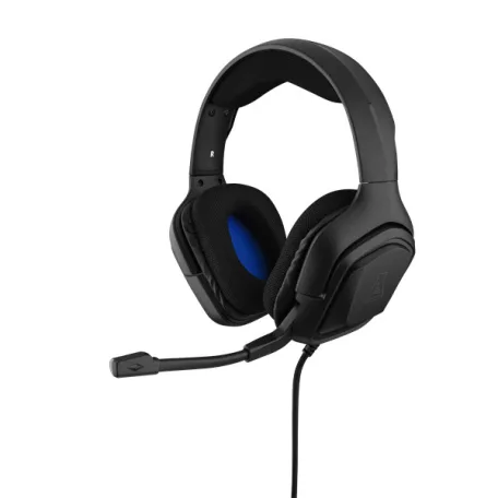The G-Lab Fejhallgató - KORP COBALT/B (mikrofon, 3,5mm Jack, hangerőszabályzó, nagy-párnás, fekete)