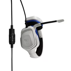   The G-Lab Fejhallgató - KORP COBALT W (mikrofon, 3,5mm Jack, hangerőszabályzó, nagy-párnás, fehér)