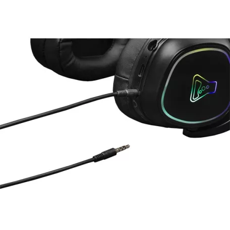 The G-Lab Fejhallgató - KORP PROMETHIUM (Vezeték nélküli, Bluetooth, mikrofon, 3,5 jack, USB, LED,nagy-párnás)