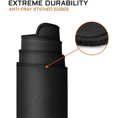The G-Lab Egérpad - PAD BARIUM XXL (900x400x2mm, vízálló, fekete)