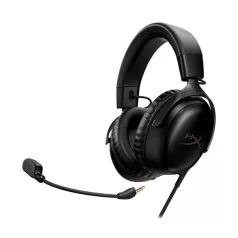   HyperX Fejhallgató - Cloud III (Vezetékes, USB-A/USB-C/3,5mm Jack, fekete/fekete)